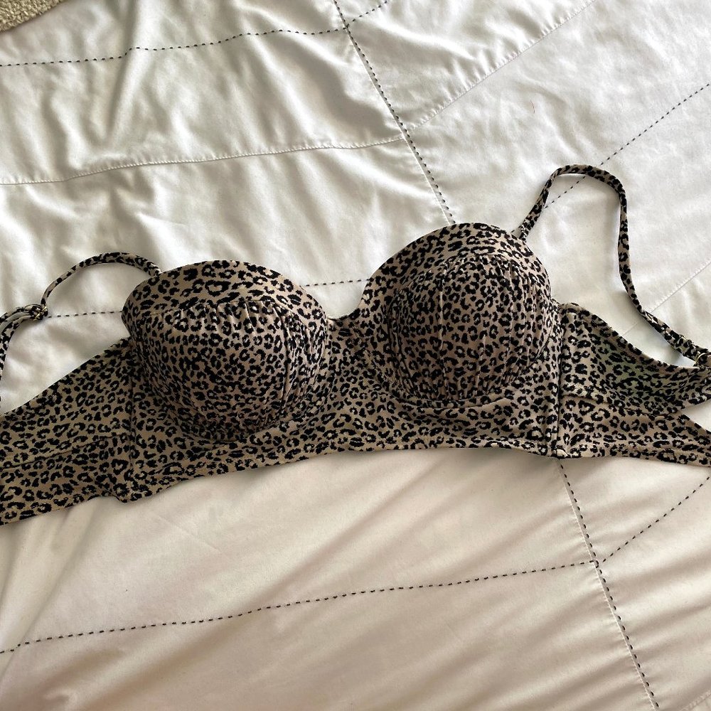 Leopard Bikini Top